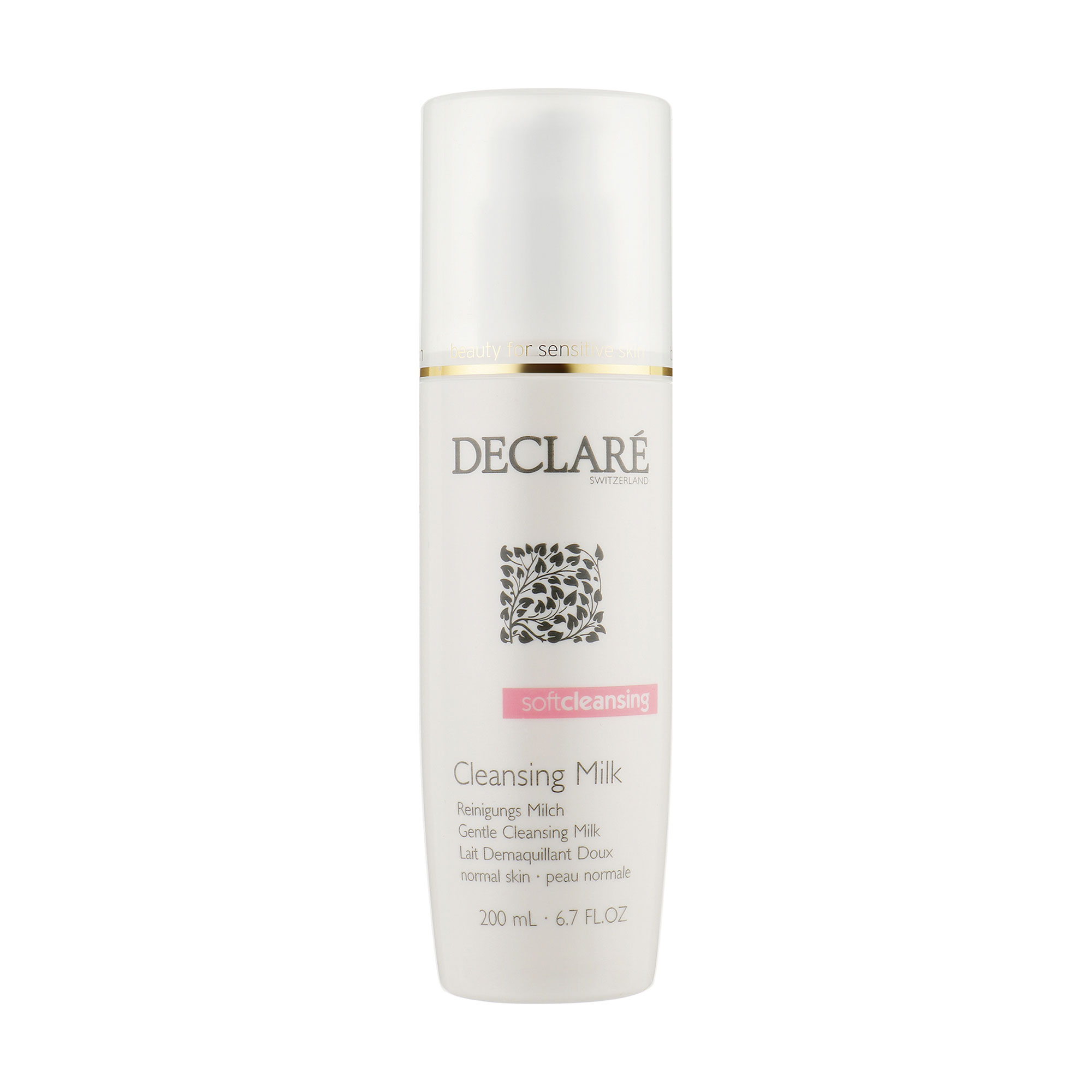М'яке очищувальне молочко для обличчя Declare Soft Cleansing Gentle Cleansing Milk для нормальної та сухої шкіри, 200 мл